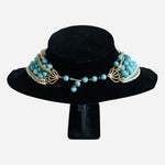 Vintage Multi-Strand Turquoise and Beaded Layered Statement Necklace Excellent