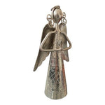 Handmade Polished Metal Angel Bell Danish Style Nativity Christmas Decor