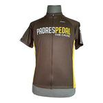 Primal Padres Pedal the Cause Cycling Jersey Men's Brown Full Zip Size L NWOT