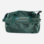 Collette Vacations Vintage Green Travel Duffel Bag Carry-On Tote 16x6x10" Good