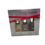 SALLY HANSEN 3x Complete Salon Manicure Nail Polish Set Haute Collection NIB