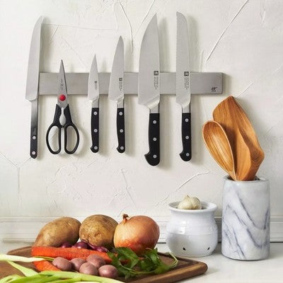 IKEA GRUNDTAL Silver Magnetic Knife Rack Stainless Steel Holder NIB
