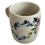 Anthropologie Starla Halfmann Monogram Letter G Coffee Mug Floral 4" NWOT