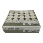 Target 100 Count Unscented Tealight Candles White Wax NIP Sealed 2011  Bulk Pack