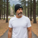 REI Beanie Hat Unisex Grey Cable Knit Winter Hat Warm Stretchy Beanie NWT