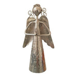 Handmade Polished Metal Angel Bell Danish Style Nativity Christmas Decor
