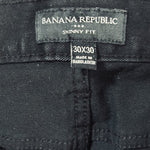 5:04 PMClaude responded: Banana Republic Black Skinny Jeans Men's 30x30 Stretch