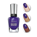 Sally Hansen Complete Salon Manicure Nail Polish Mardi Grape #497 Full Size New