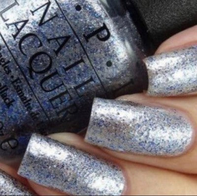 OPI Nail Lacquer Nail Polish SHINE FOR ME Silver Grey 0.5oz New