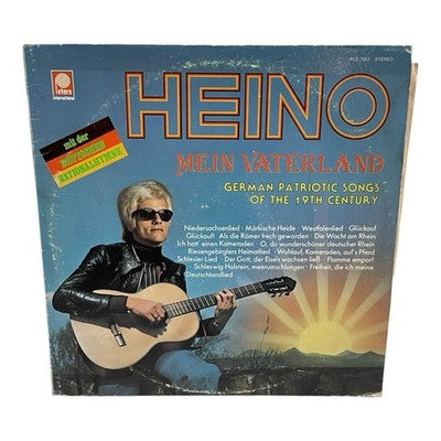 Heino Mein Vaterland Vinyl LP 1977 German Patriotic Folk Schlager NM/G+