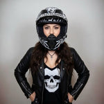 Icon Airflite Pleasuredome Redux Full Face Motorcycle Helmet DOT Certified VG