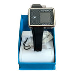 FREESTYLE The Tetra Black Rubber Band Rectangular Digital Unisex Wristwatch NIB