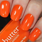 Butter London Nail Polish Silly Billy Orange Nail Lacquer 0.4oz New