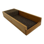 Bamboo Wood Knife Drawer Storage Tray Organizer Block 15x6x2.5 NWOT