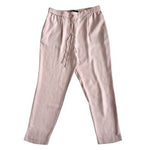 ZARA Pink Pleated Drawstring Pull-On Pants Women’s Size M NWOT Lightweight