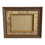 Rare Vintage Gold Gilded Floral Layered Picture Frame 16.5"x13.5" Fits 9"x7.5"