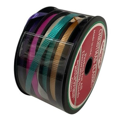 Berwick Christmas Classics Curling Ribbon 6 Color Multi Pack Made in USA