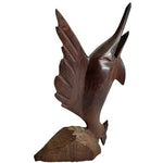 Vintage Ironwood Figurine Wooden Hand-Carved Swordfish Marlin Statue