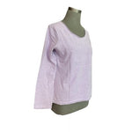 J.Jill Lilac Cotton Pullover Long Sleeve T-Shirt Women’s Tee MP New With Tag