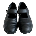 ECCO Biom Life Mary Jane Black Leather Hook Loop Comfort Flats Women Sz 9 /40 G+