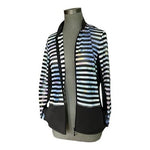 D&D Lifestyle Women's Floral Blossom Mesh Zip Up Activewear Jacket Size M VG