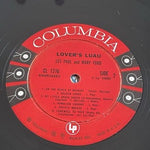 Lovers' Luau Les Paul and Mary Ford Vinyl LP Columbia Hawaiian G+