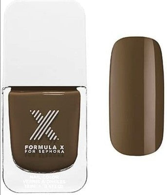 SEPHORA FORMULA X ANOMALY Nail Polish Top Nail Lacquer Brown Shade New