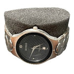Vintage Benrus BNW745 Genuine Diamond Stainless Steel Bracelet Quartz Mens Watch