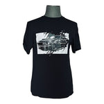 Vintage 1969 Ford Mustang T-Shirt M Black Graphic Muscle Car Tee NWOT