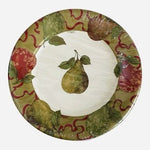 Caspari Gilded Pears Gold Paper Salad Dessert Plates 8in Set of 8 NIP