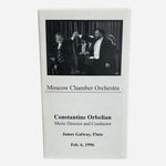 James Galway Moscow Chamber Orchestra 1996 VHS Constantine Orbelian Rare LE