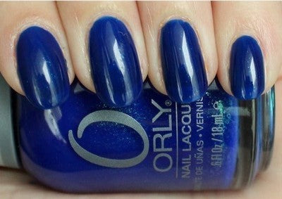 ORLY Nail Lacquer Royal Navy Nail Polish 0.6oz Fast-Drying Blue Shade New