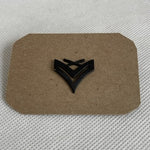 USMC Lance Corporal Rank Insignia Pin Black Lapel Pin Excellent Condition