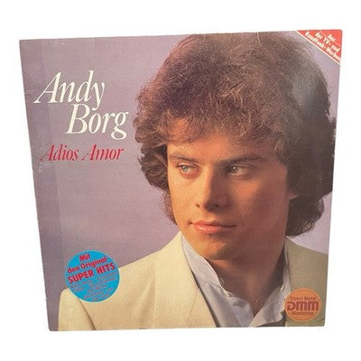 Andy Borg Adios Amor LP Vinyl German Schlager Papagayo 1982 Stereo