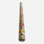 French Bull Geometric Kaleidoscope Gift Wrap Roll 30 sq ft New Sealed