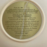 Vintage 1987 Studio Dante Volteradici Christ Entry Jerusalem Alabaster Plate 8.5