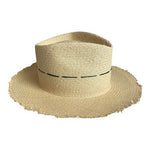Nick Fouquet C Mag Straw Hat Men's 7 1/8 Coconut Palm Frond Panama Retail $775