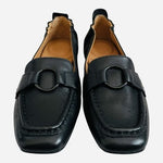 Gentle Souls Kenneth Cole Soraya Black Leather Loafers Flats Womens Sz 7.5M NIB