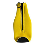 Made Here Yellow Bottle Drink Cooler 8” Zippered Insulator Sleeve NWOT