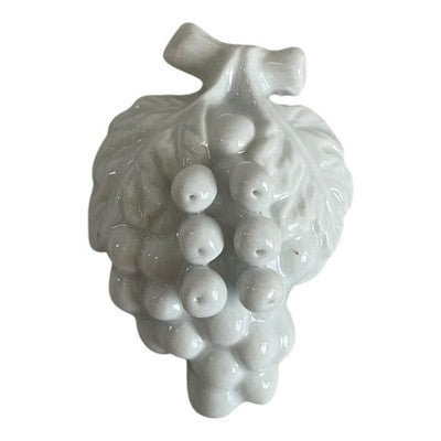Basic Porcelana White Grape Name Card Holder Place Card Set of 12 NIB