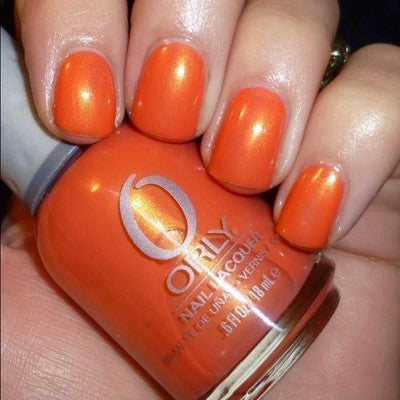ORLY Nail Lacquer TRULY TANGERINE Nail Polish Orange 0.6 fl. oz New