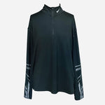 Nike Dri-FIT Element Flash Women's 1/4 Zip Running Pullover Size M Black VG