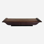 Burnes Dark Wood Wall Display Shelves Set of 2 Brown Candle Holders  Set of 2 VG
