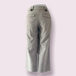 Apt 9 Womens Cropped Pants 6 Grey Torie Straight Leg Capri Stretch Office Casual
