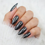 Sephora Formula X Nail Polish Meteoric Grey Black Lacquer Full Size New