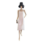 Anthropologie Leifsdottir Cloud White Cotton Sheer Maxi Dress Size S
