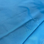 Vintage Light Blue Nylon Snow Overall Ski Jumpsuit Zip Front Size 164 Rare Good