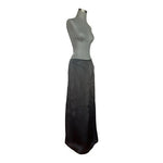 LAFAYETTE 148 Silk Maxi Skirt Black Organza Sheer Circle Women's Skirt Size 12