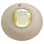 Studio Dante Di Volteradici Christ Walks Water Alabaster Plate Ghiberti 1985 NIB