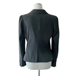 New York & Company Women's Black Stretch Blazer 6 Two Button Jacket NWT
